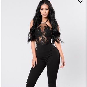 Black Fashion Nova Jumpsuit